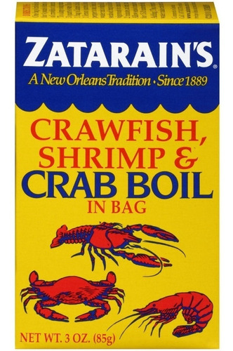 Zatarains Crawfish Shirmp & Crab Boil 85grs.