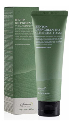 Benton Deep Green Tea Cleansing Foam Espuma De Limpieza Momento de aplicación Día/Noche Tipo de piel Todo tipo de piel