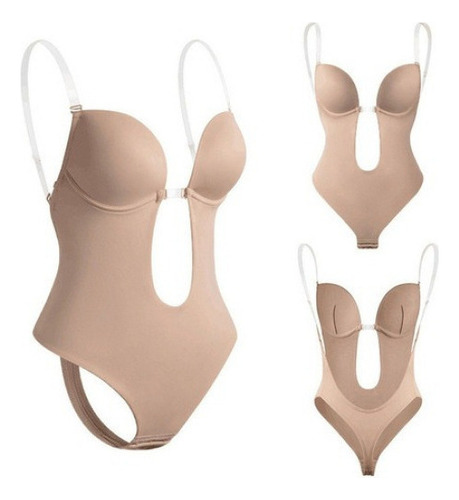 Sujetador Body Invisible Con Escote Y Espalda Descubiertos,