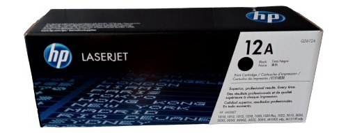 Toner Q2612a Negro Original 12a Laserjet 1010/1020/1015