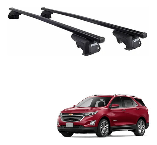 Rack Bagageiro Thule Evo Chevrolet Equinox Suv 2017 Diante