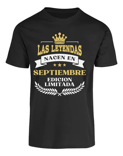Playeras cumpleaños septiembre hotsell