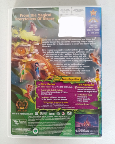 Pelicula Campanita En Español Formato Fisico Original (Usado)