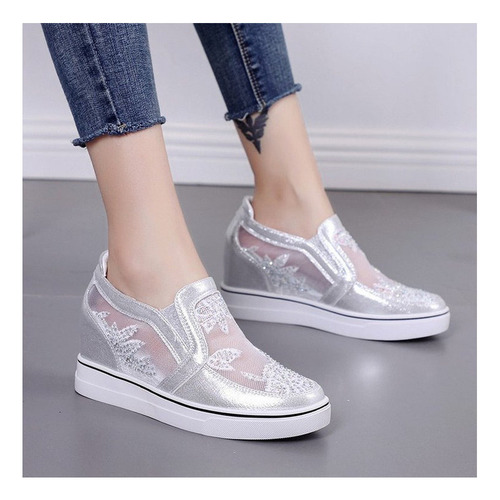 Mocasines Mujer Zapatos Casuales Con Diamantes De Imitación