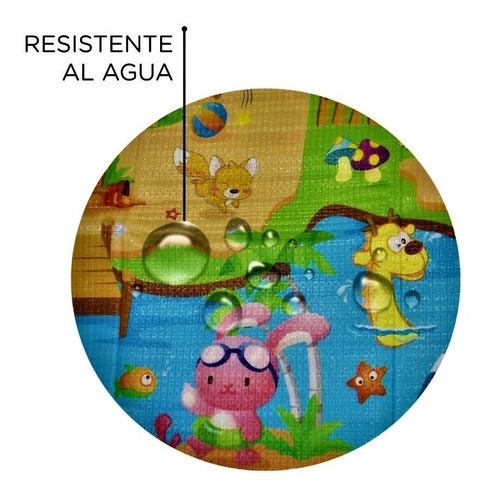 Imagen 3 de 8 de Alfombra Antigolpes Plegable 180x 50 X 5mm Espesor Ok Baby