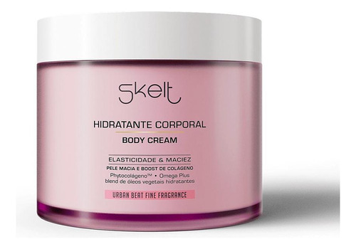 Hidratante Corporal Skelt Urban Beat 200g (rosa)