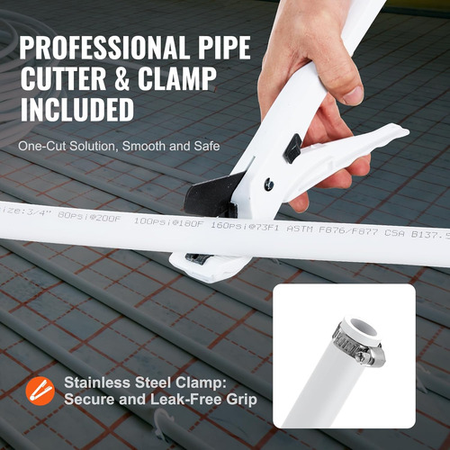 Pex Pipe 3/4 Pulgadas, 100 Pies De Longitud Pex-b Tubo ...