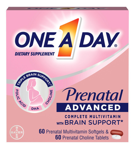 One A Day Multivitamnico Completo Prenatal Avanzado Para Muj