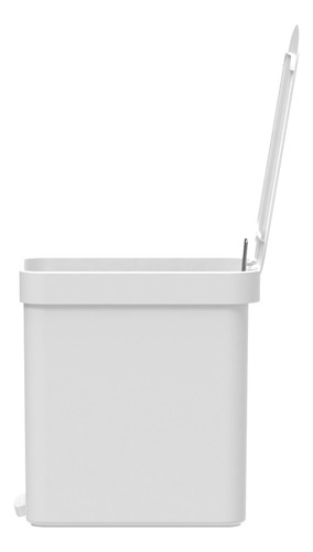 Tacho De Basura Con Pedal 6lts Ou Lx4000bcf Blanco Trium