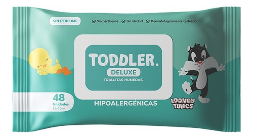 Toddler Toallitas Húmedas Sin Perfume X 48 Unidades