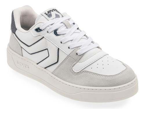 Tenis Levi's Para Caballero Glide 2l C L2224503 S Blanco