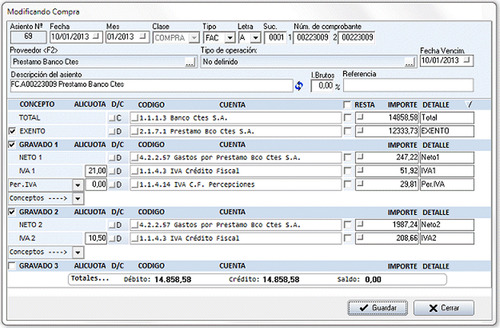 Software Para Estudios Contables. Libro Iva Digital.