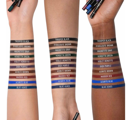 Delineador A Prueba De Agua - Kvd - - Color Axinite Brown