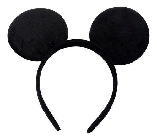 Orejas De Mickey Mouse Color Negro.