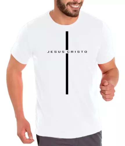 derrochador excepto por Tranquilidad Camiseta Jesus Cristo | MercadoLivre 📦