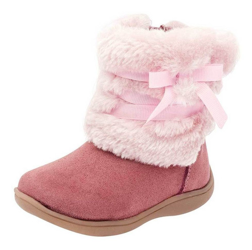 Bota Y Botin Ensueño 84253 Color Rosa Niña Bebe Tx1