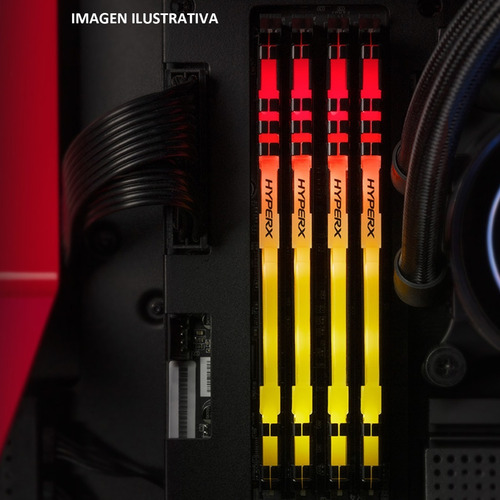 Memoria Ram Ddr4 64gb 3600mhz Hyperx Fury Rgb 4x16gb