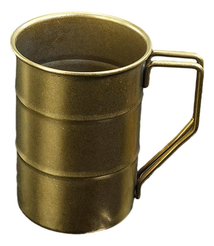 Taza Para Acampar De Acero Inoxidable, Jarra De 360ml Oro