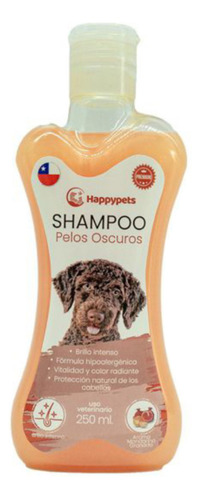 Shampoo Para Perros Pelaje Oscuro Happypets De 250 Ml