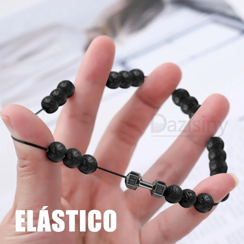 V Collar Y Pulsera Mancuerna De Acero Inoxidable Hombre
