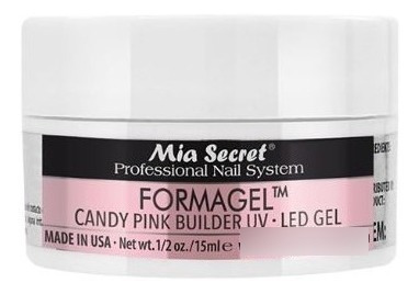 Formagel Candy Construcción Rosado 30ml - Mia Secret