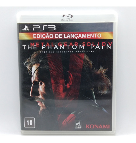 Metal Gear Phantom Pain Ps3 Midia Fisica Portugues Jogo Game