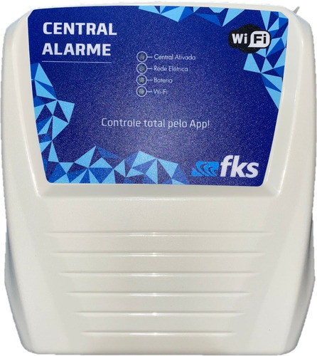 Central Alarme Residencial Fks Via Wifi Aplicativo + Sensor