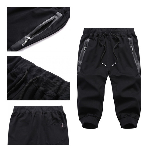 Short Pesquero Deportivo Casual Pants Capri Cómodos Moda Mba