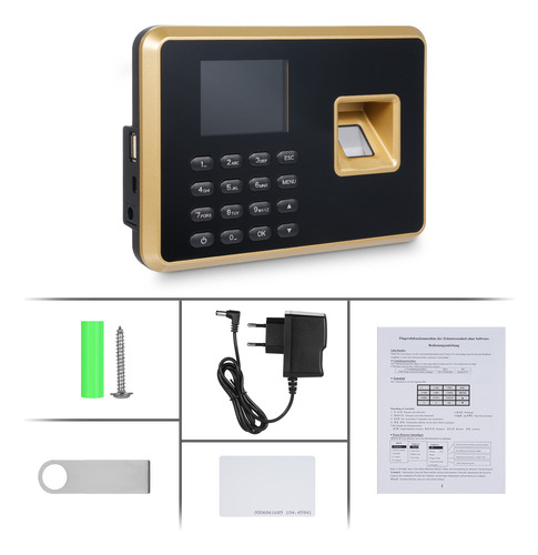 Contraseña Del Sistema Attendance Machine/puerto Adecuado De