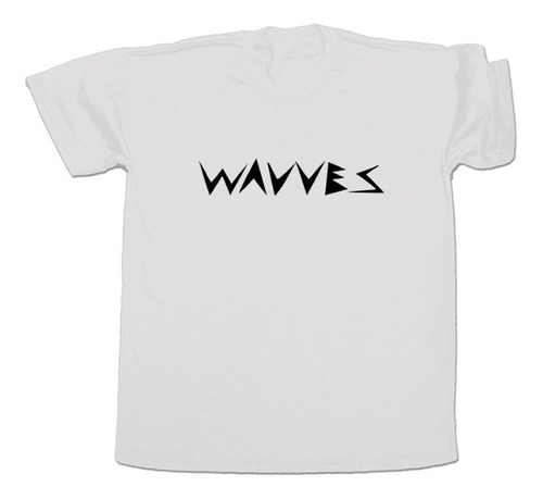 Imagen 1 de 2 de Remera Wavves Logo Unisex Indie Rock, Pop Punk, Música Surf
