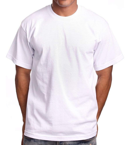 Camiseta Pro 5 Super Heavy Blanca Xl (paquete De 3)