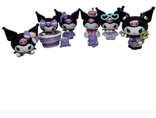 Set De Figuras De Kuromi X6 Coleccionable