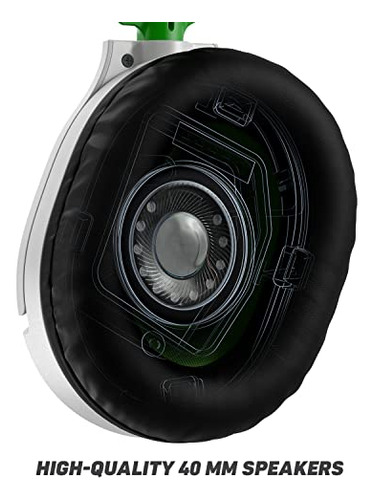 Audifonos Alambricos Turtle Beach Recon 70 Blanco, Verde Blanco/verde