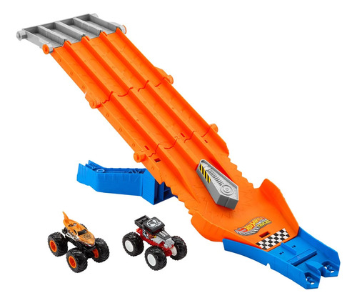 Hot Wheels Monster Jam Carrera De La Destruccion Modelo 2025 Naranja