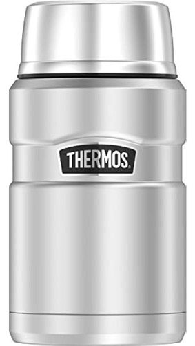 Frasco Termo De Acero Inoxidable Rey De 24 Onzas, Acero Inox