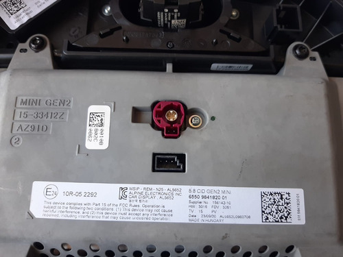 Central Multimídia Radio Mini Cooper S 2.0 Turbo (Usado)