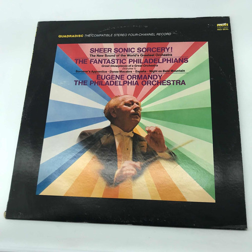 Disco Lp The Fantastic Philadelphians  Ormandy Cuadrafonico