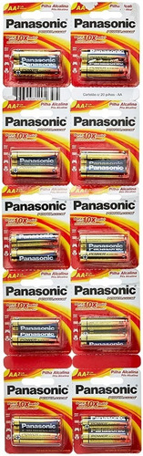 Batería alcalina AA pequeña Panasonic 2x10