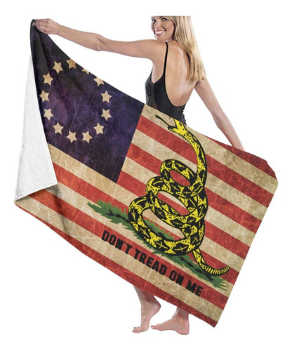 Bandera De Betsy Ross Don't Tread Patriot On Me Toalla De