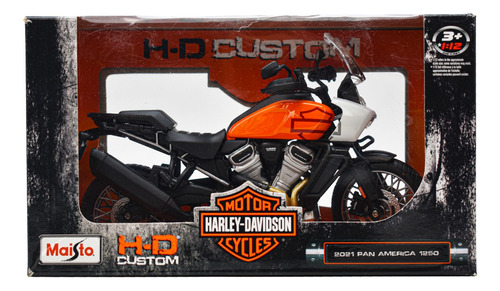 Harley Davison 2021 Pan America 1250 Escala 1:12 Maisto Cd