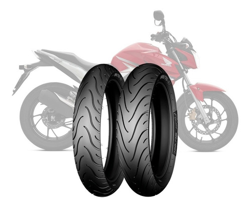 Kit Cubiertas 100 80 17 + 130 70 17 Michelin - Sti Motos