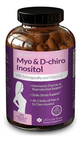 Intimate Rose Myo Y D Chiro Inositol Suplemento 120caps 