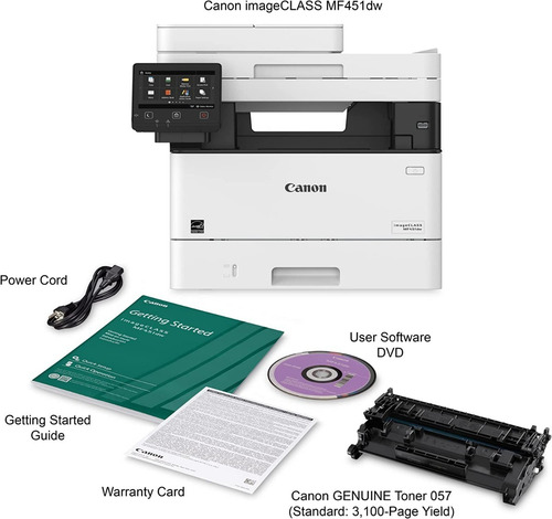 Imagen 8 de 8 de Impresora Canon Imageclass Mf451dw