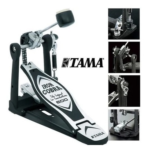 Tama Hp600d Iron Cobra Duo Glide Pedal De Bombo Simple Envio