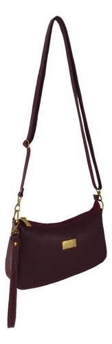 Bolsa Carteira Clutch Topgrife Couro Bordô