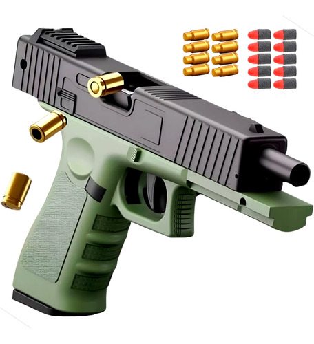 Arma De Brinquedo Pistola Dardos Com Capsulas Super Realista