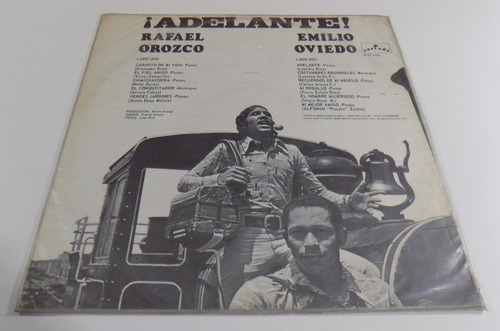 Rafael Orozco/ Emilio Oviedo Adelante! Lp Colombia Vallenato (Usado)