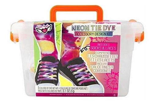 Kit De Calcetines De Neon Tie Dye Fashion Angels Y Kit De C