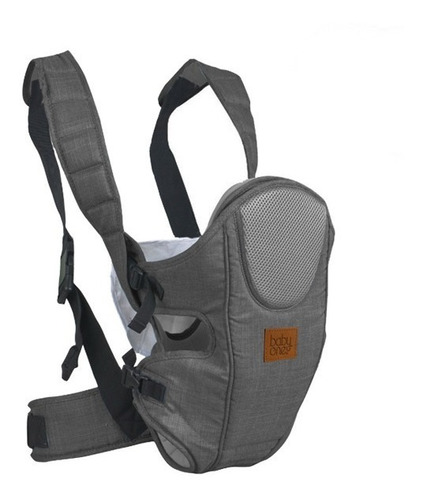 Mochila Portabebé 3 En 1 Babyone Go Gris