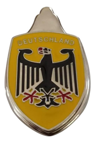 Emblema Insignia Capo  Fusca Deutschland Amarillo Aleman